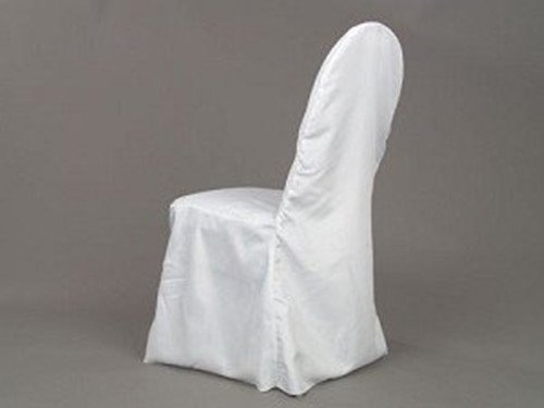 White polyester banquet chair cover supplier