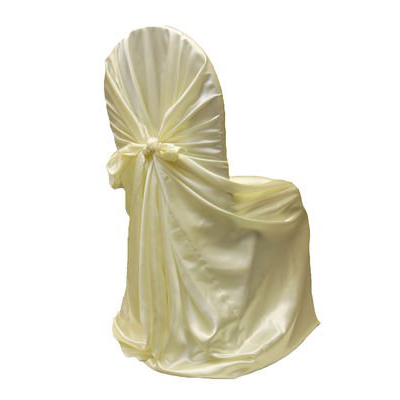 Universal Self- tie Satin Wedding Chair Covers