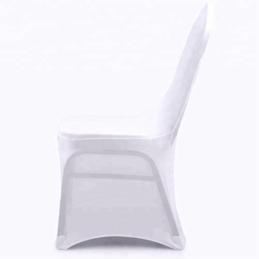 White cheap lycra Arch Front spandex chair cover wedding decoration