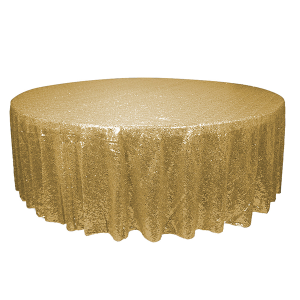 Wholesale cheap fancy gold sequin tablecloth table cloths for weddings