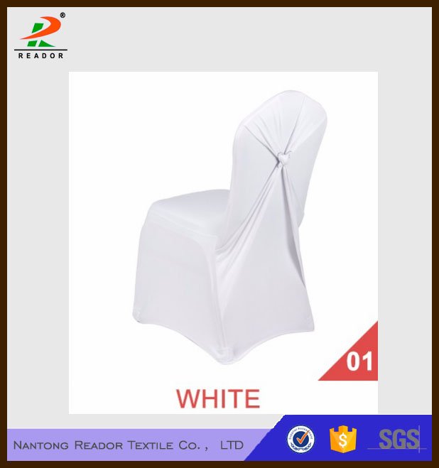 Polyester Banquet Chair Cover With Wide Sash