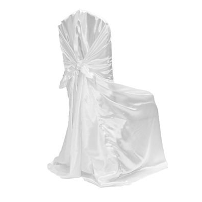 Universal Self- tie Satin Wedding Chair Covers