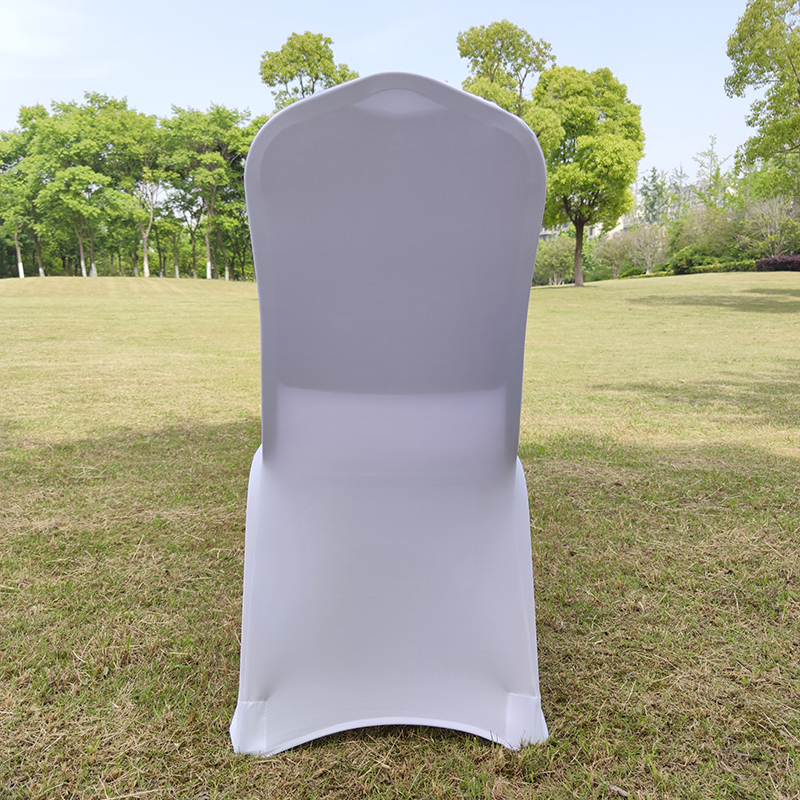 wholesale white spandex banquet chair cover for wedding party outdoor