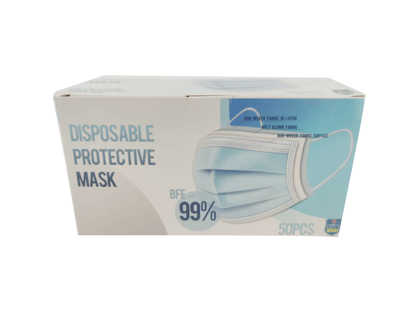 Wholesale 3 Ply Protective Facial Disposable Face Masks Earloop Face Mask Non-woven Mouth Mask Supplier 