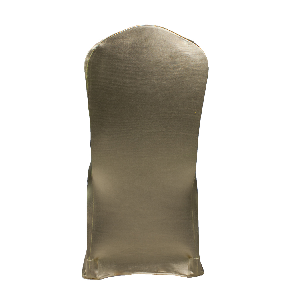 Lycra Spandex Gold Metallic Glittering Banquet Wedding Chair Covers
