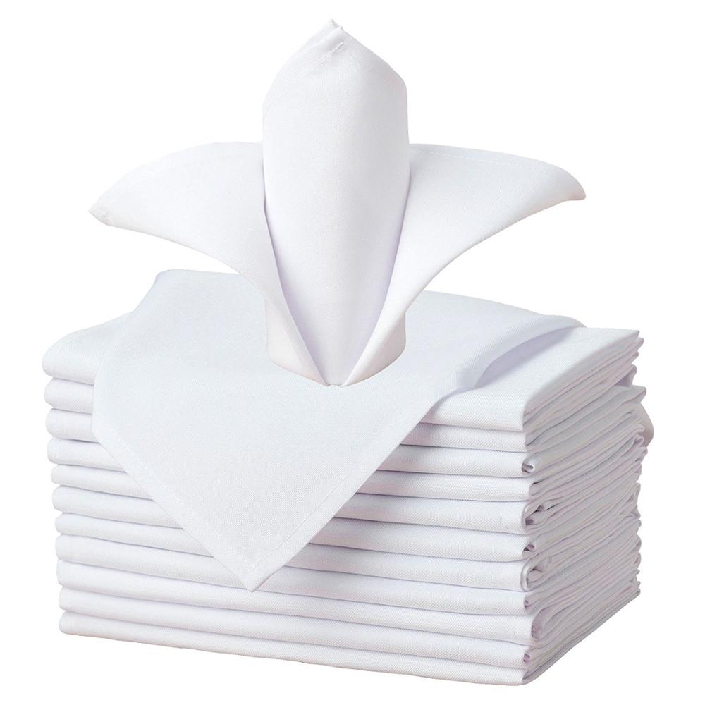 Wholesale colorful polyester table napkin for hotel and restaurant