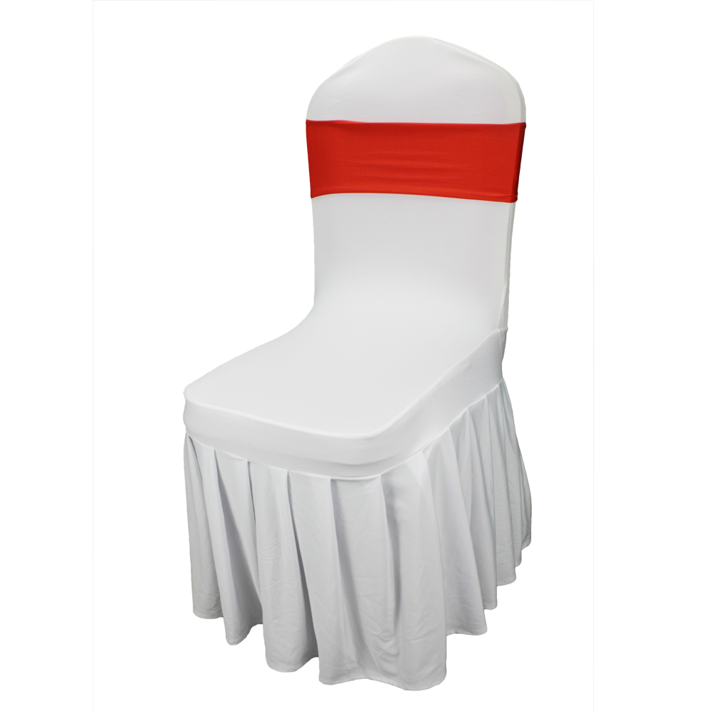 fancy cheap satin banquet wedding chair sashes chair bows