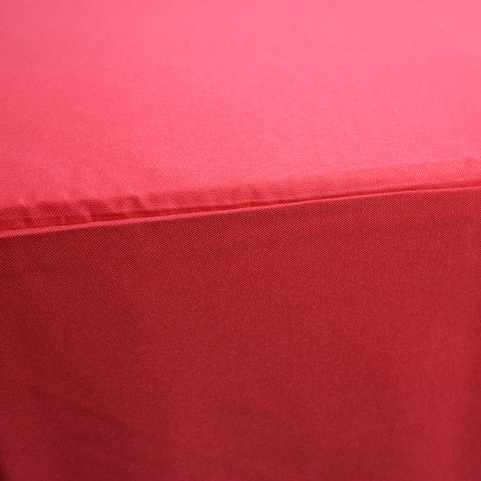 Red rectangular fitted table cloth party banquet tablecloth polyester factory price